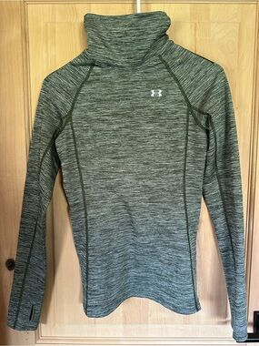 Under Armour Green Women's Long-Sleeve Funnel Neck Top